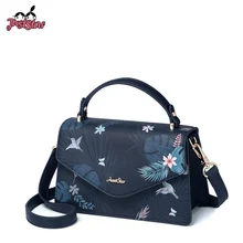 ПРОСТО ЗВЕЗДА Для женщин из искусственной кожи Сумки Дамский модный цветок сумки с принтом кошелек женский манжет, подходит ко всему, сумки для прогулок с ремешком через плечо