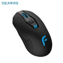 Проводная программируемая игровая мышь DEARMO FPS 6000 dpi для компьютера Windows ноутбука
