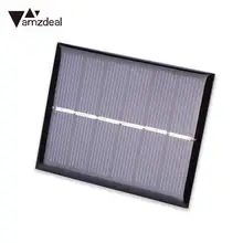 amzdeal 0.6W 3V Mini Solar Panels Battery Charger Polycrystalline Small Solar Cells Sun Power Charger DIY Module 60*75MM