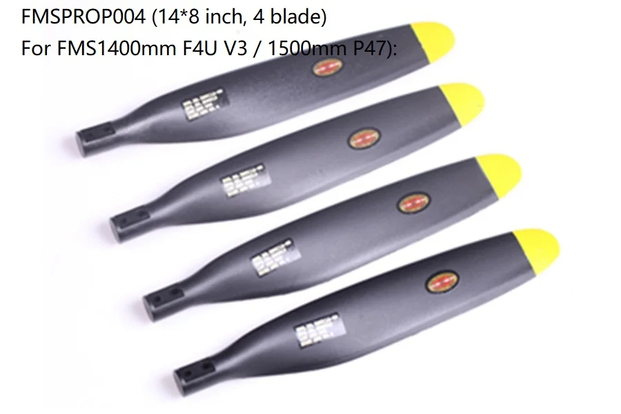 FMS 1400 мм F4U P47 / 1500 пропеллер 14x8 дюймов 4 лезвия FMSPROP004 модель самолета|propeller ship|propeller