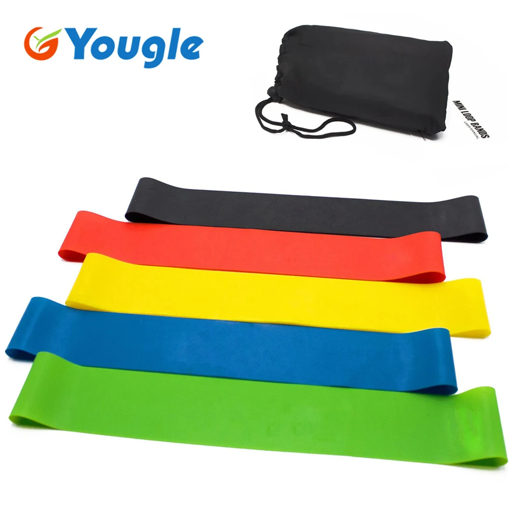 

5 Pcs/Set Resistance Band Levels Latex Strength Training Loops Workout Fitness