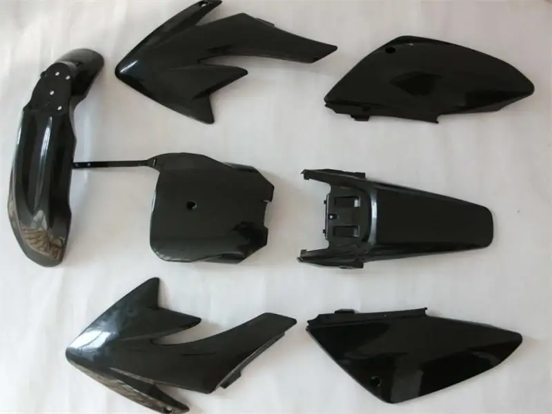 

7pieces/1set new black plastic kit for MOTORCYCLE honda dirt pit bike CRF70 CRF 70