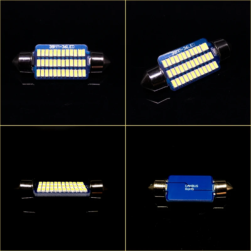 4x31 мм 36 мм 39 мм 41 мм гирлянда Canbus Светодиодная Лампочка 3014 C5W Авто купольный светильник лампа для салона автомобиля номерной знак светильник для стайлинга автомобилей DC 12 В