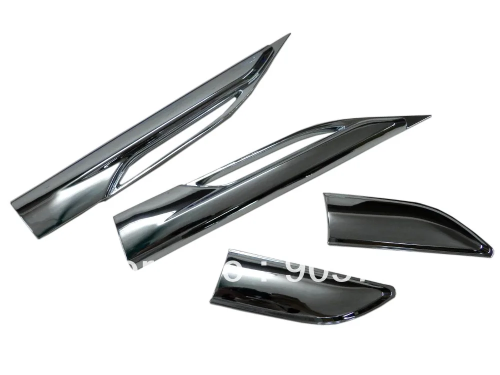 High Quality Chrome Side Hood Air Vent Trim  for Range Rover Evoque free shipping
