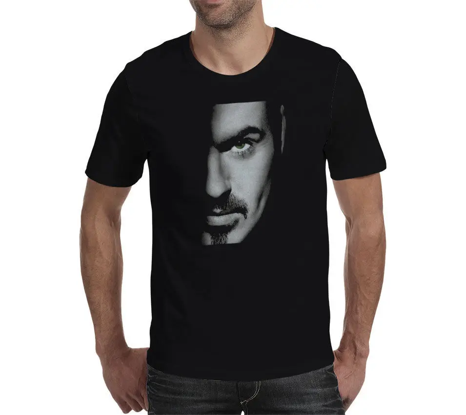 Джордж Майкл старше Wham унисекс футболка музыка wo для мужчин подарок черный Футболка Топ Новые футболки, модный стиль для мужчин тройник 2019