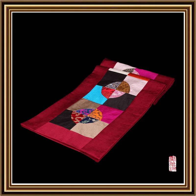 The new high-end European-style decoration stitching tablecloths tablecloths table runners