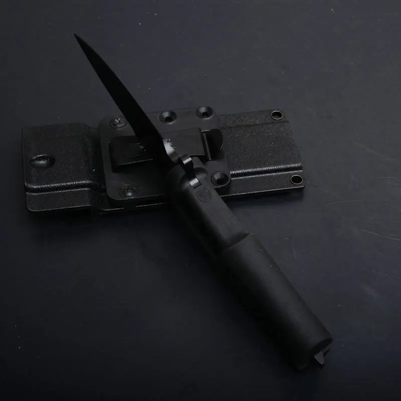 Extrema Ratio CK0078 FULCRUM TESTUDO high quality Fixed Blade Knife 7Cr17Mov Blade TPR Handle Hunting tool Camping knife outdoor Survival tool (6)