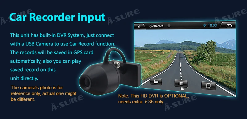 Clearance A-Sure 2 Din Android 8.1 Car Auto Radio GPS DVD Navigation For Vauxhall Opel Astra H G J Vectra Antara Zafira Corsa DAB 4G WIFI 26