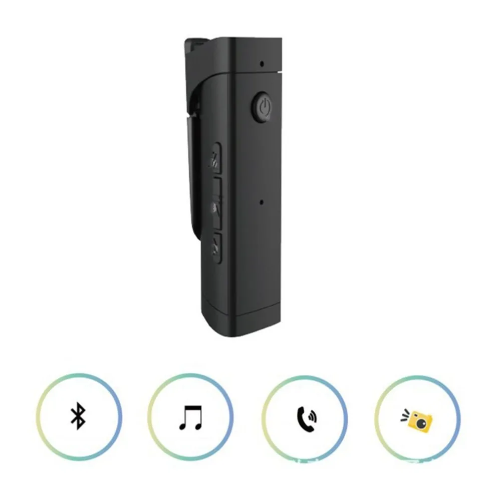 Портативный Bluetooth аудио приемник воротник клип Тип беспроводной адаптер для смартфонов гарнитура стерео аудио адаптер