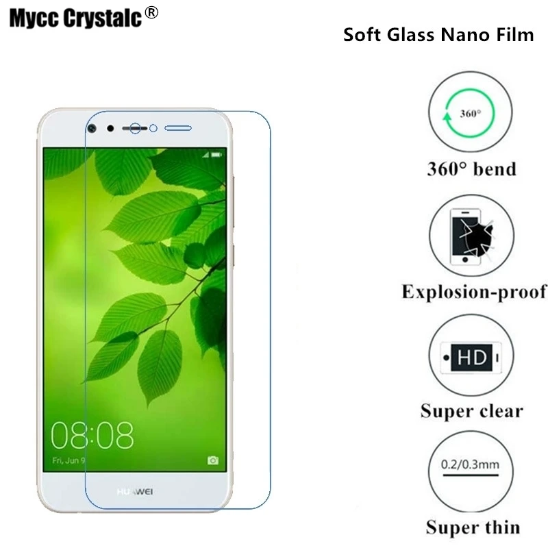 

Super thin clear Soft Glass Screen Protector For Huawei P10 Selfie Nano Explosion-proof Protective Film