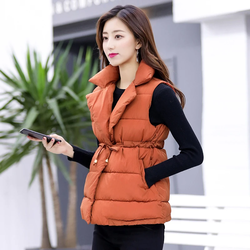 PinkyIsBlack Winter vest women hooded down cotton vest