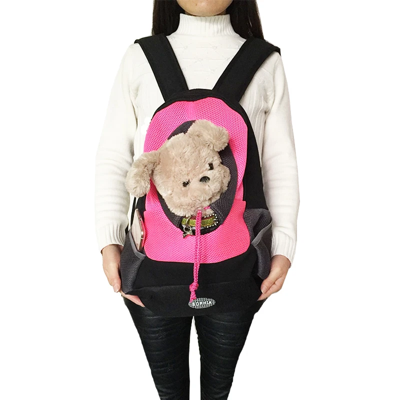 

New Sandwich Mesh Pet Dog Front Carrier/Bag Dog carrier Free Shipping Retail puppy dog backpacks