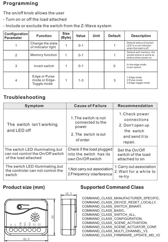 Z-wave розетка смарт-модуль встроенный в стену двойной реле TKB TZ74, 2 канала модуль автоматического включения света, для умного дома