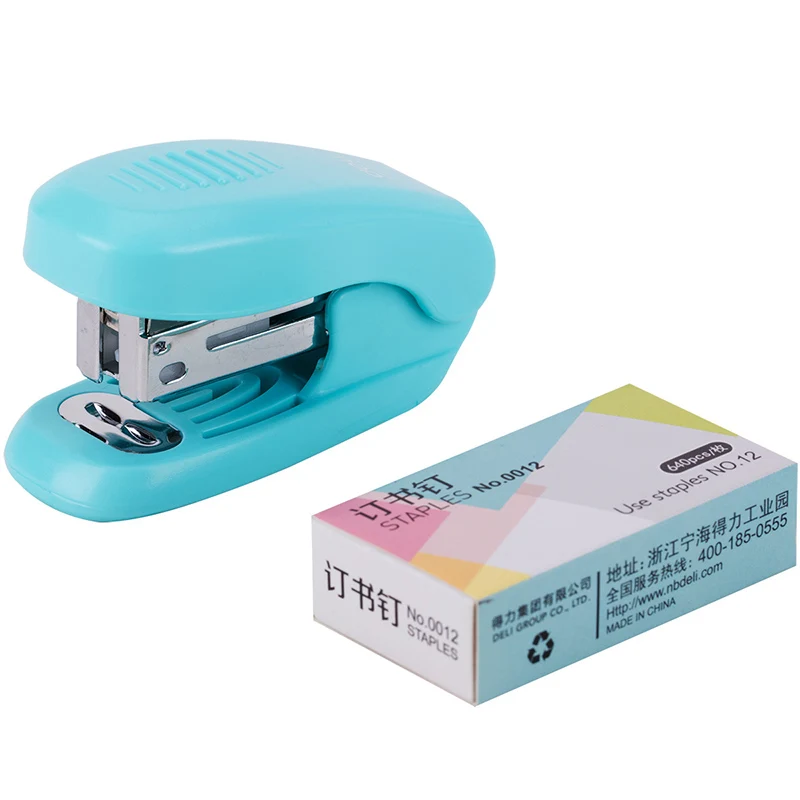 1 Set Animal Family Mini Stapler And Staples Cartoon Cute Kawaii