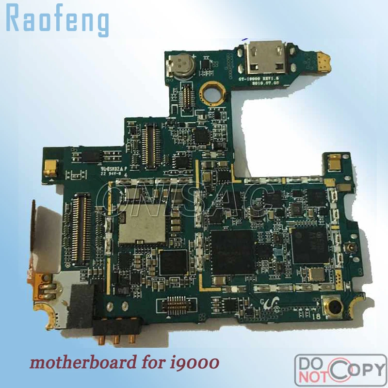 

Raofeng free ship motherboard For Samsung Galaxy i9000 unlocked disassembled Mainboard well worked with chips logiv board
