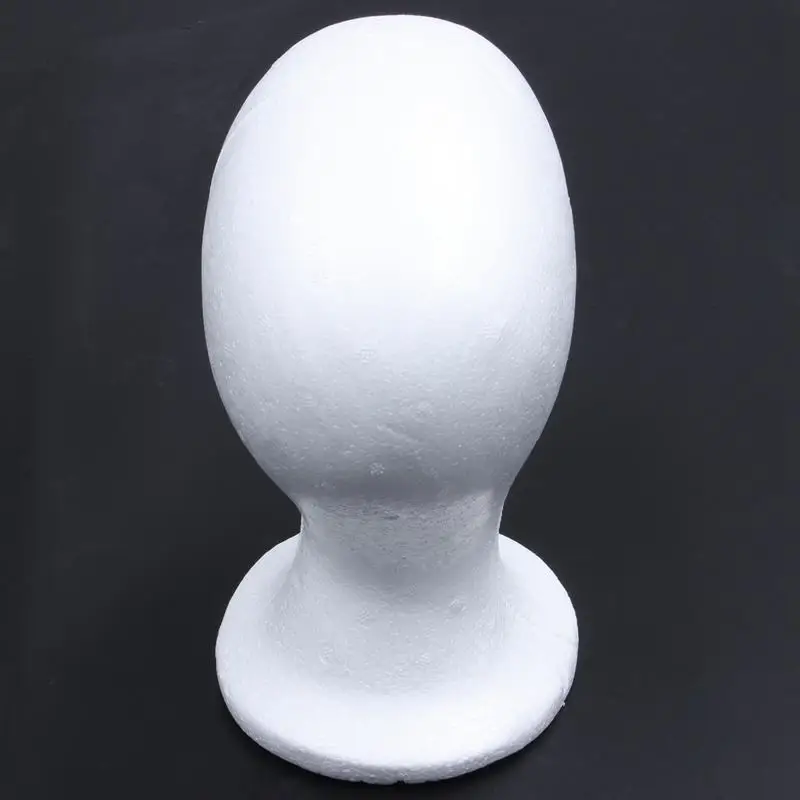 Женский пенопластовый манекен голова Модель парик шляпа дисплей стойка Белый