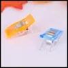 20Pcs/Lot Small Size 27mm Mini Plastic Clips For Photo Clips Clothespin Craft Decoration Clips Postcard Clips Home Decoration ► Photo 3/5