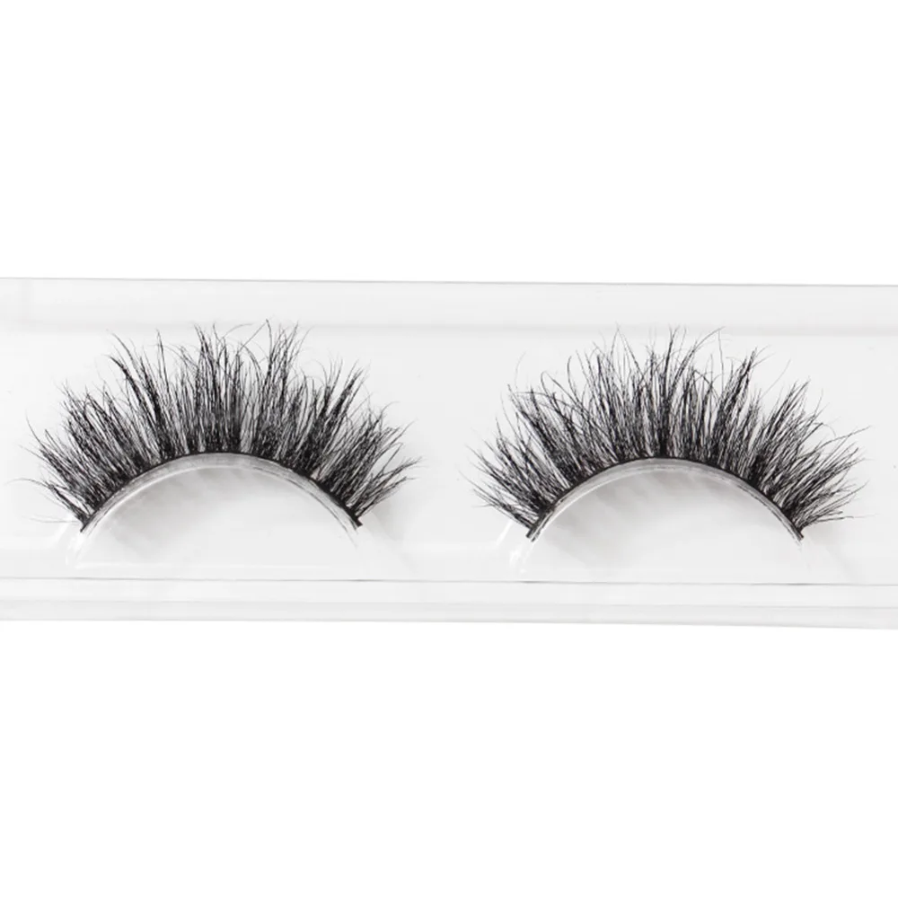 

1 pair eyelash 100% Handmade crossing lashes Messy End Of Eye Elongated Thick False Eyelashes