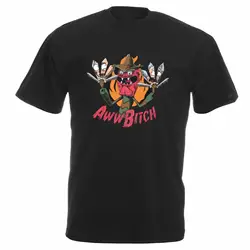 Официальная футболка Рик и Морти-AWW Черная Мужская футболка