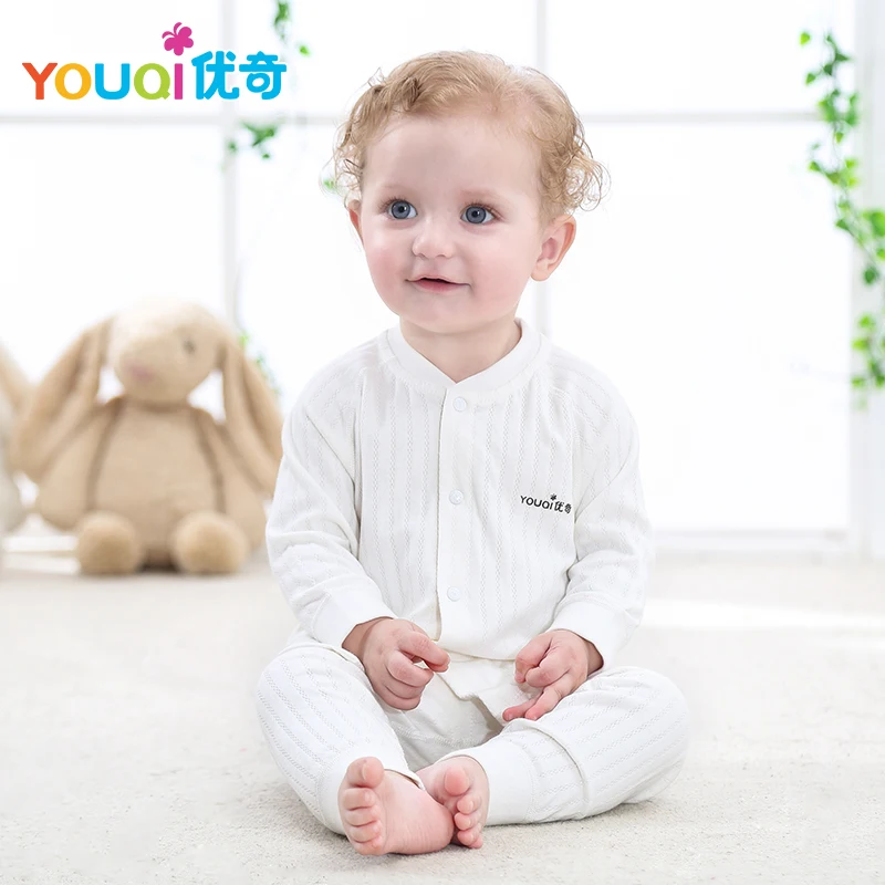 YOUQI Lovely Striped Baby Clothes Baby Boy Clothing Set Girl Tops Pants