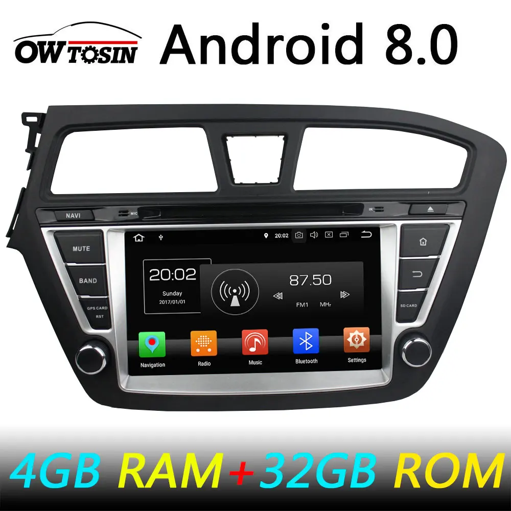 

Android 8.0 Octa Core 4GB RAM Car DVD Player for Hyundai I20 2013 2014 2015 Car Radio Multimedia With 32GB ROM Bluetooth GPS