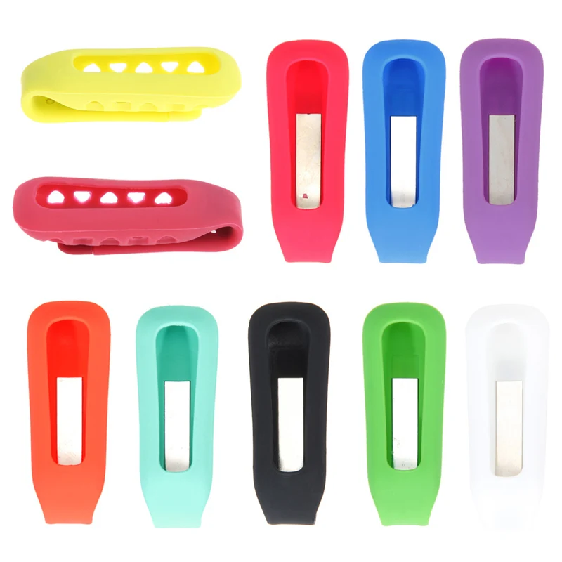 Colorful Smart Wristband Magnetic Clip Holder Smartwatch Silicone Clamp Clip for