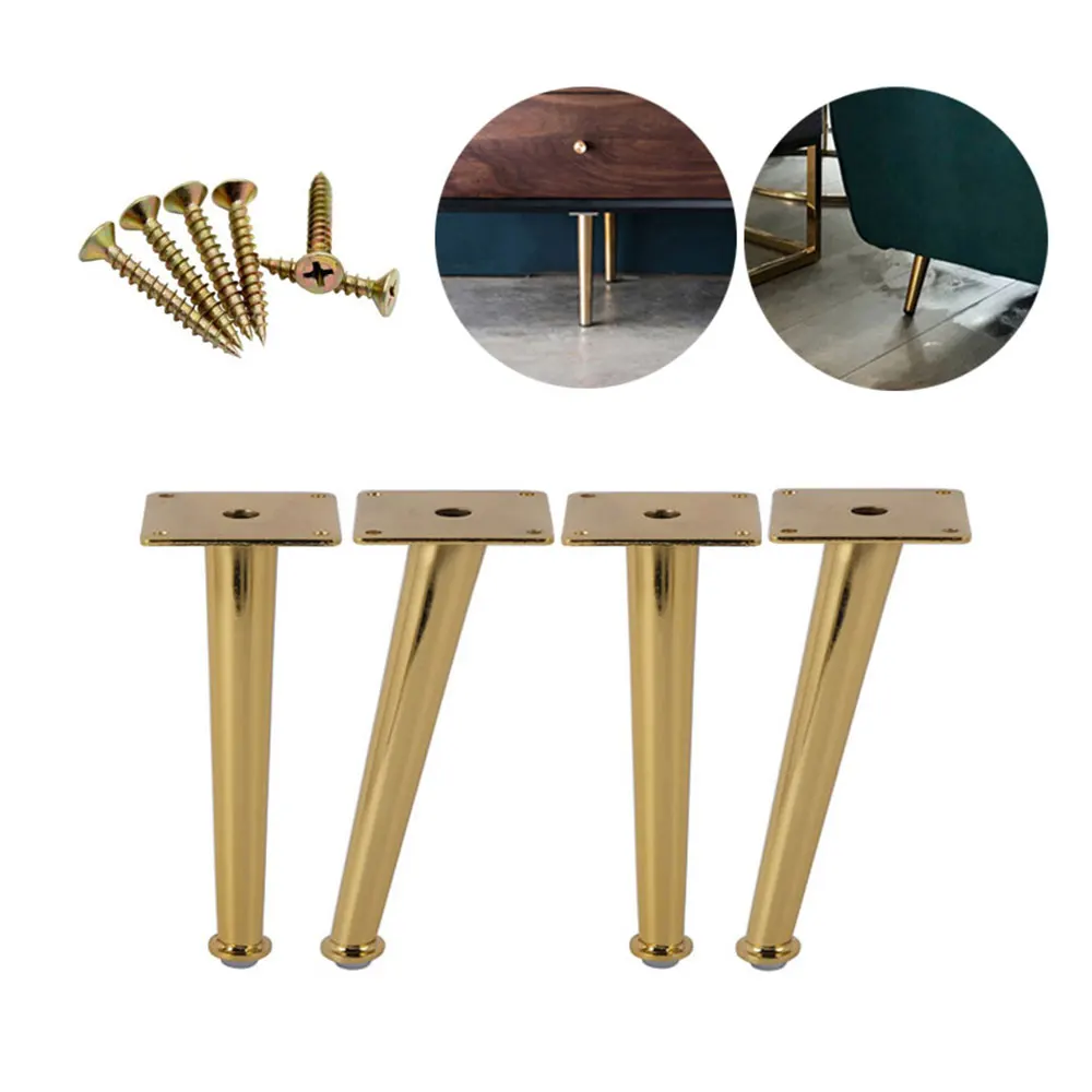 20cm Height Metal Furniture Legs Table Cabinet Golden Furniture