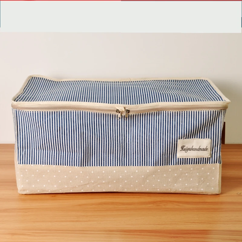 Large cotton cloth quilt clothing storage bag sorting bags storage bags