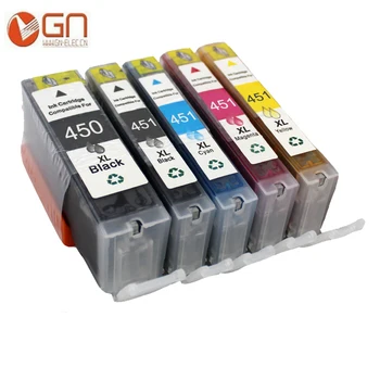 

GN 5pcs PGI 450 CLI 451 BK C M Y compatible ink cartridge For canon PIXMA MG5440 MG5540 MG6440 Ip7240 MX924 IX6540 IX6840