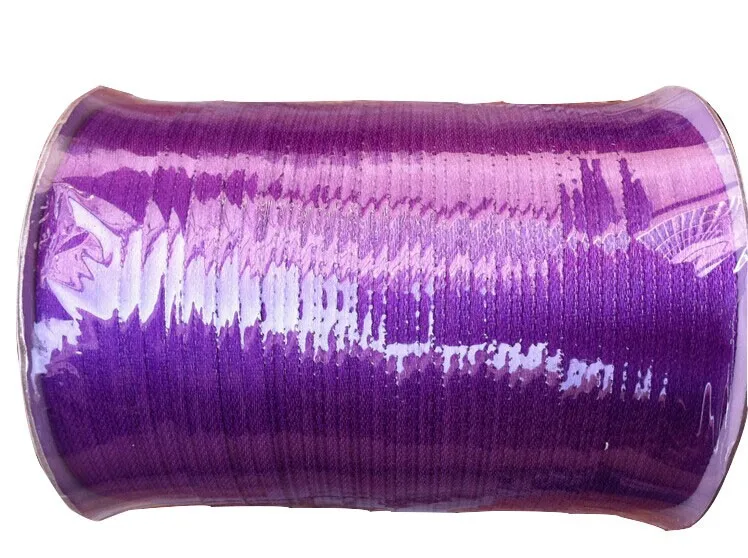 

1/8" 3mm Purple Single Face Satin Ribbon Belt Cord+ 880yards/RollJewelry Wedding Party Sewing Webbing Rope Cord Decortion