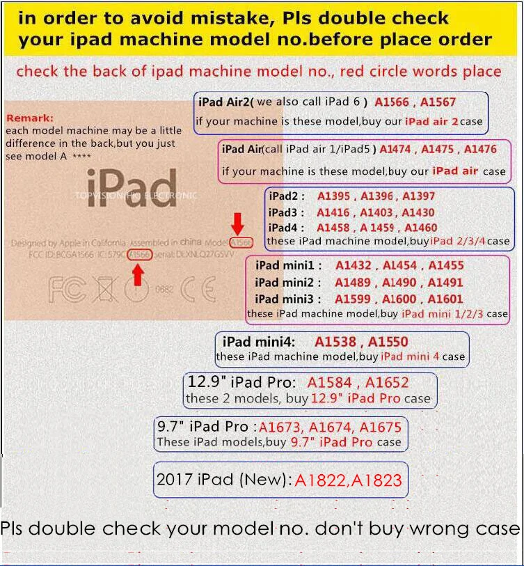 2017-ipad model no