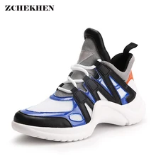 

Vintage Dad shoes Designer spring casual shoes outdoor walking chunky sneakers shoes woman flats Lace Up tenis feminino L112