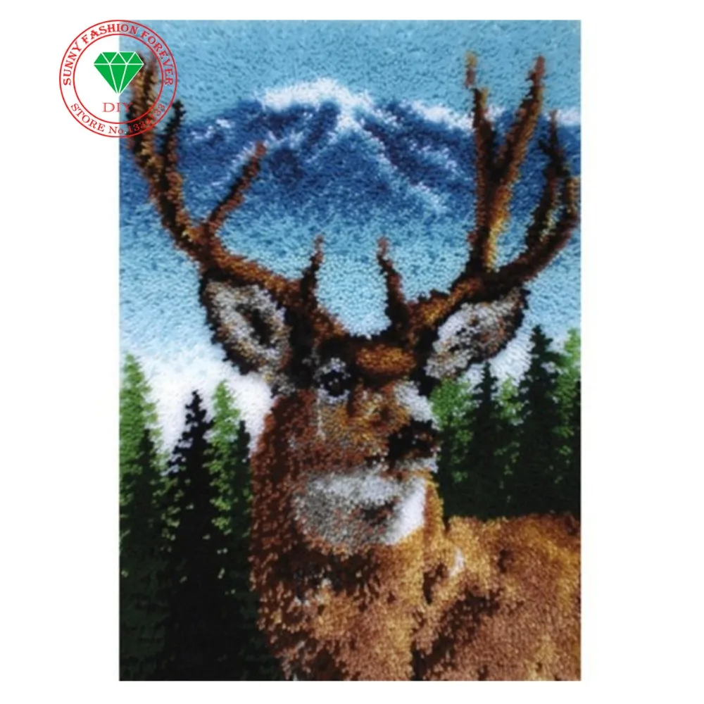 #^Special Price Needlework diy latch hook rug Kit Unfinished Crocheting Rug Embroidery Carpet Handmade Floor Mat yarn carpets cross-stitch #^Special Price Needlework diy latch hook rug Kit Unfinished Crocheting Rug Embroidery Carpet Handmade Floor Mat yarn carpets cross-stitch