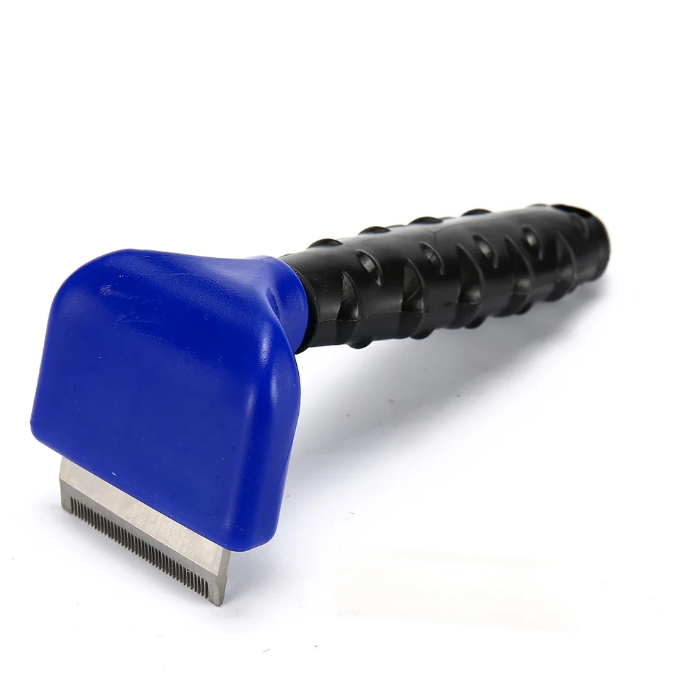 Blue Расчески для питомцы кошки собаки высокого качества расчески для собак домашних животных уход универсальные расчески использовать для удаления собак домашних животных падения волос YT0005 - Цвет: Blue