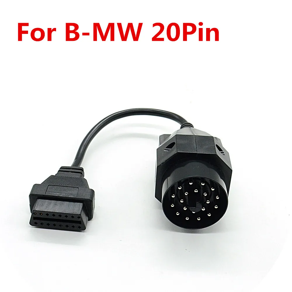 OBD OBD2 диагностический разъем 22 Pin to 16 Pin для T-a* yota 22PIN OBDII Кабельный адаптер передачи для Ta*-yota 22Pin to OBD2 16Pin - Цвет: B-MW 20PIN