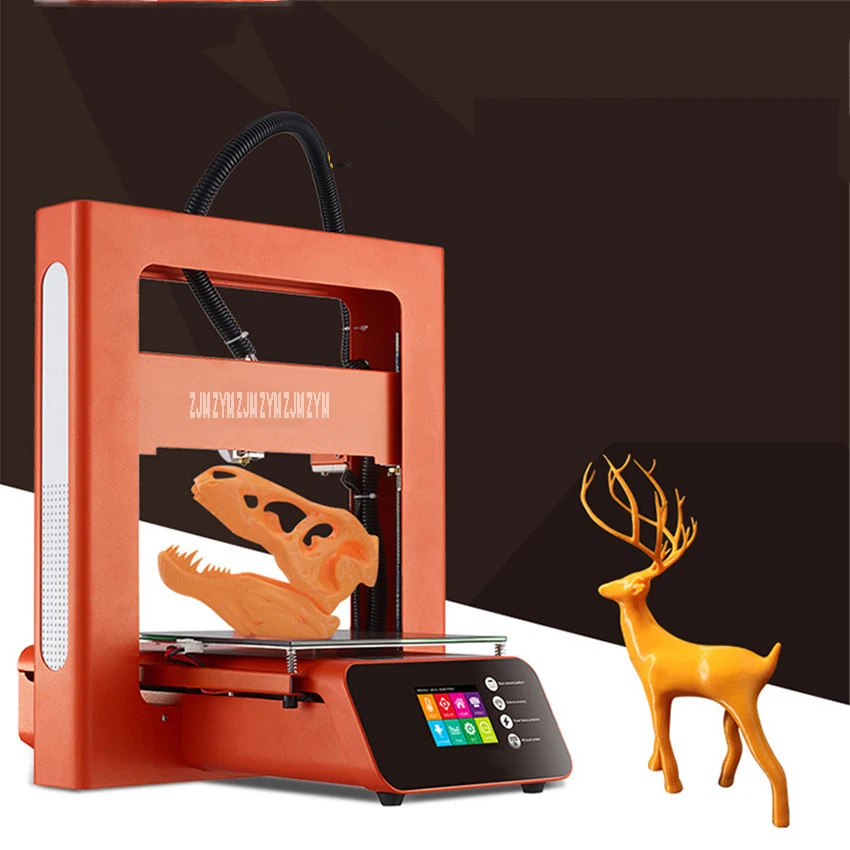 ^Cheap A3S 3D Printer Full Metal Frame High Precision Large Printing Size 20*20*22cm USB Printing Machine LCD Touch Screen Display