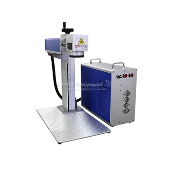 

20W optical fiber laser metal marking machine for aluminum gold silver brass engraving