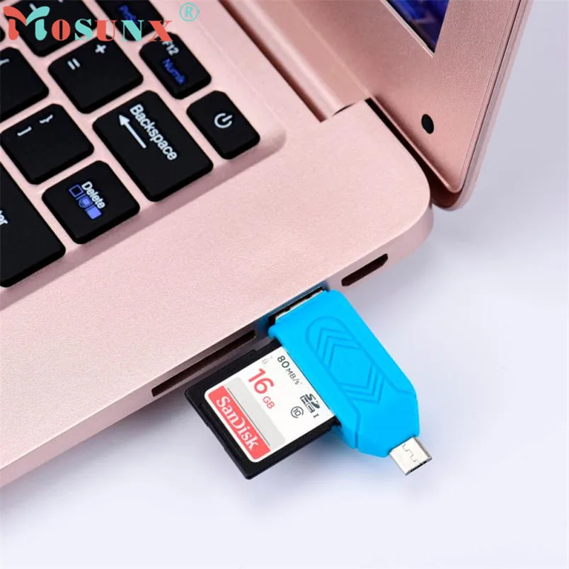 Надежный мини USB 2,0+ OTG Micro SD/SDXC TF кардридер адаптер U диск Поддержка USB 1,1 версия Спецификация