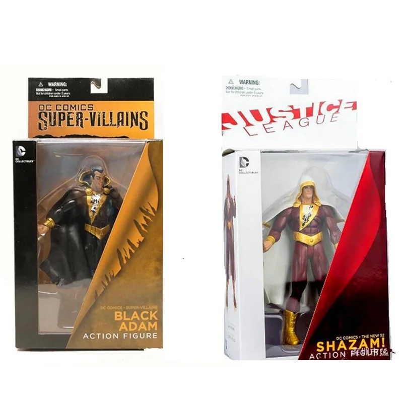 20 см DC Justice League Shazam Black Adam подвижные суставы фигурка куклы игрушки ПВХ Фигурки
