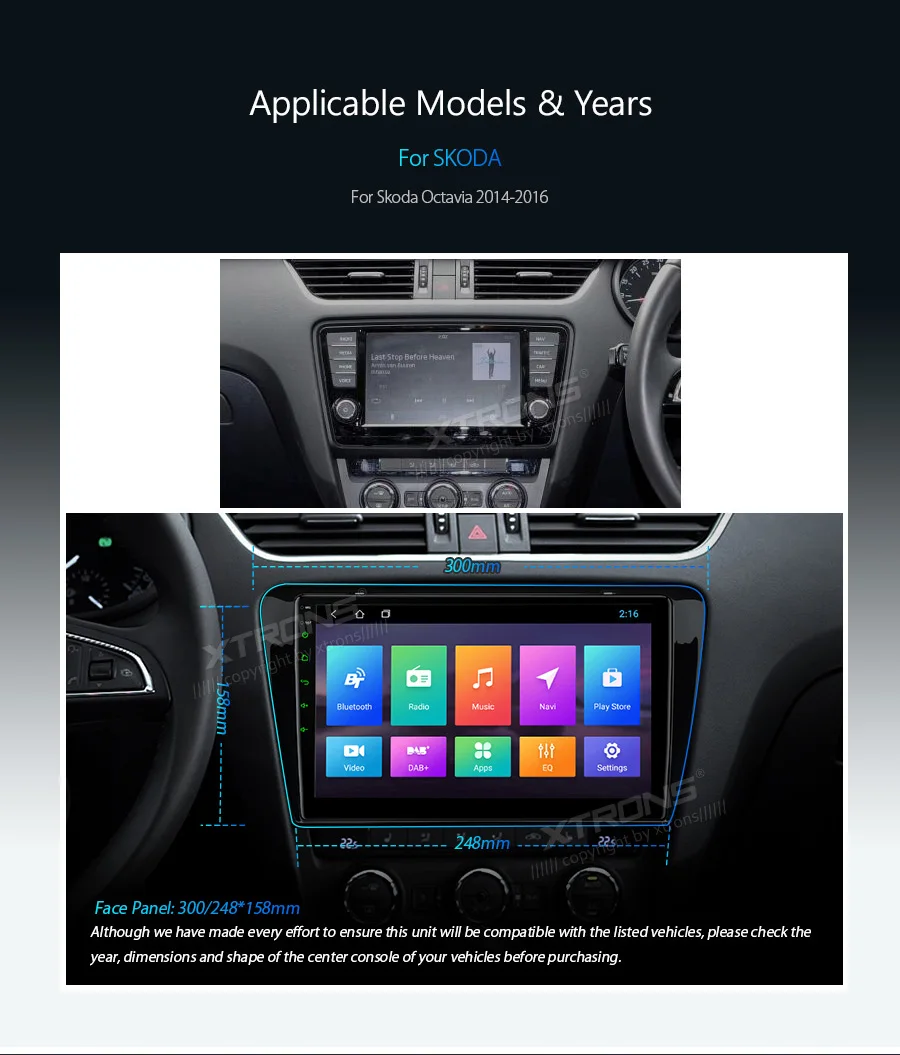 Sale 10.1" Android 8.1 OS Car Multimedia Navigation GPS Radio for Skoda Octavia 2014-2016 with Picture-in-Picture Function Support 3 Sale 10.1" Android 8.1 OS Car Multimedia Navigation GPS Radio for Skoda Octavia 2014-2016 with Picture-in-Picture Function Support 3