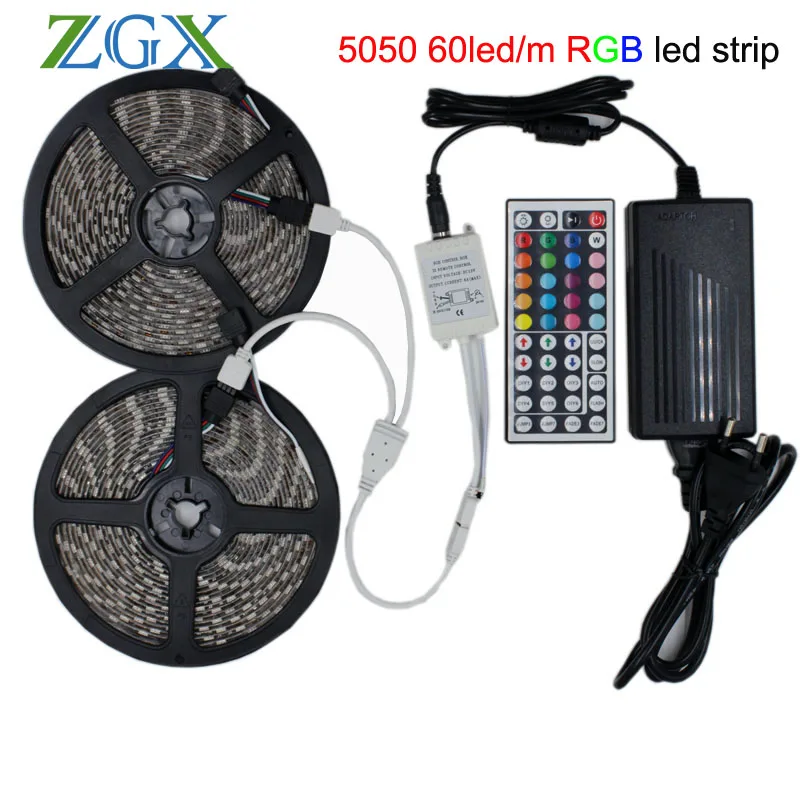 Светодиодная лента RGB 5050 2835 60 светодиодов/м гибкая декоративная лампа tira