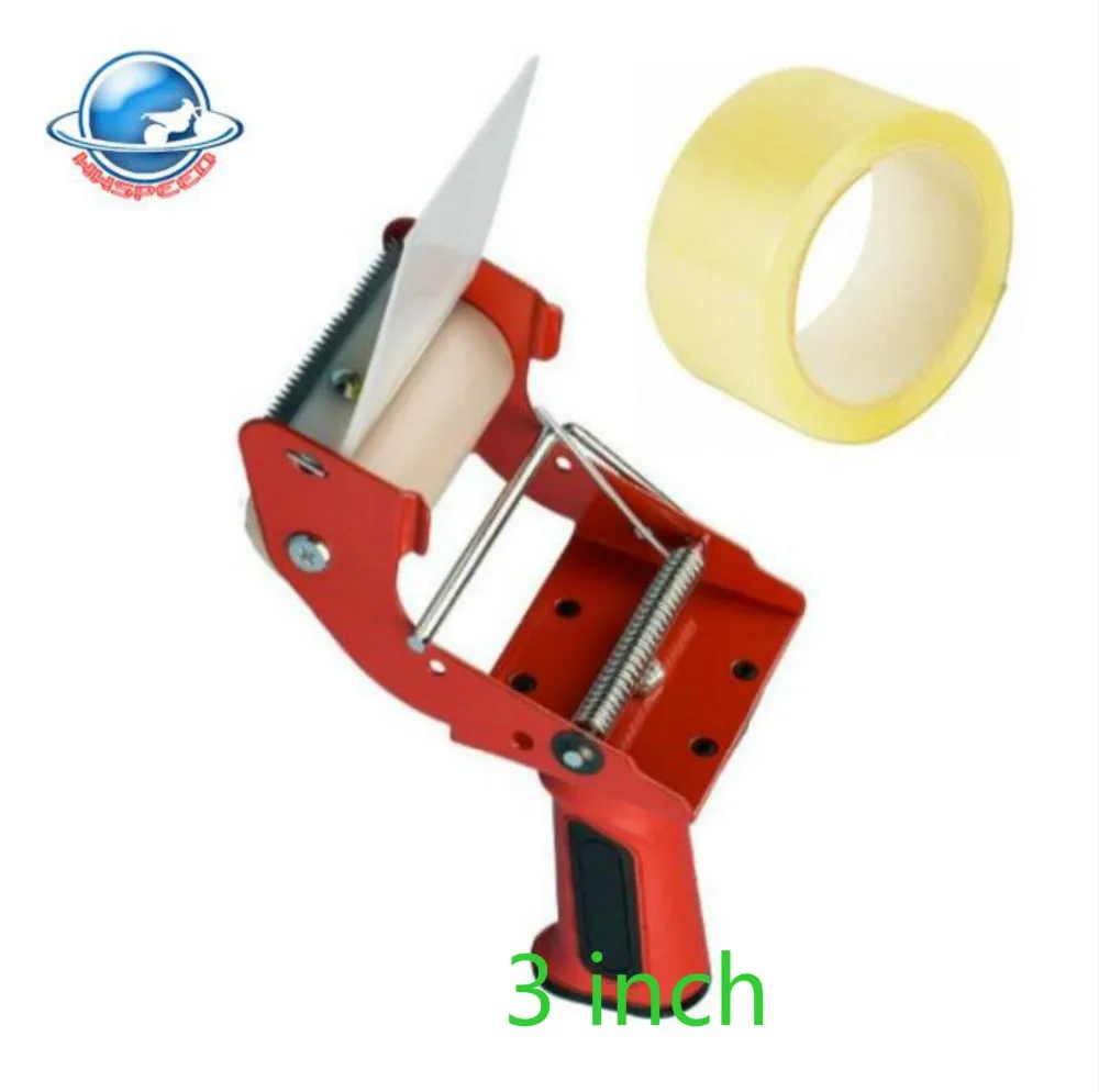 3" Wide Lightweight Ergonomic Tape Gun Shipping Gun with Free Tape