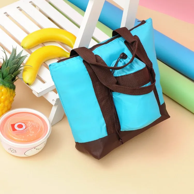 Портативная сумка для обеда с чашкой карманная сумка-холодильник Bolsa Termica
