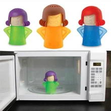 Angry Mama Microwave Oven Steam Cleaner With Vinegar and Water Easy Cleans Household Kitchen Cleaning Tools