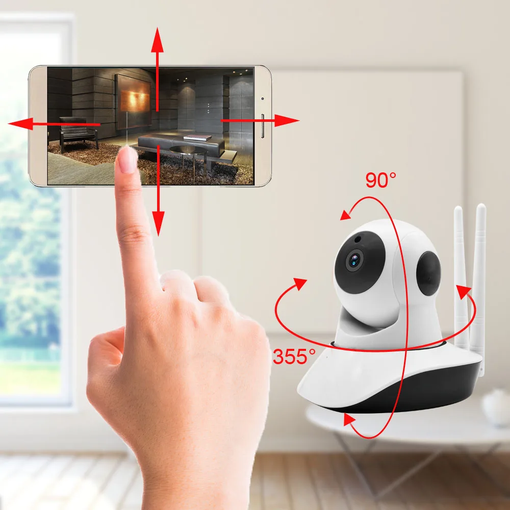 IP камера видеонаблюдения Wi Fi 2 МП PTZ 1080P|Камеры видеонаблюдения| |