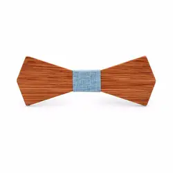 Ручной работы Для мужчин деревянные галстук-бабочка Бизнес бабочка галстук вечерние галстуки Для женщин с бантом