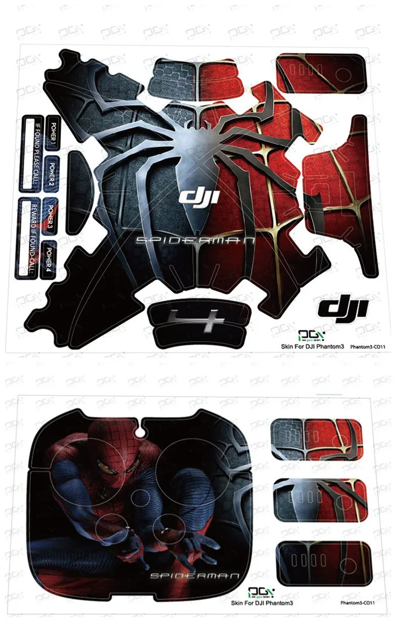 DJI Phantom 3 Waterproof Stickers