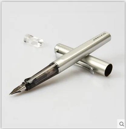 Jinhao 599 Роскошная металлическая авторучка с 0,5 мм наконечник для письма ручки офисные школьные канцелярские принадлежности Рождественский подарок