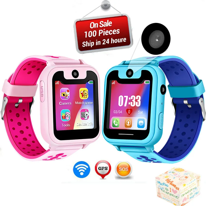 

Children watch LBS Kid Smart Watches 1.54TFT Color Touch Screen SOS Emergency Call baby Safety Smart Watch SIM For IOS Android