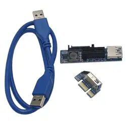 Мини Pci-Ex1 Удлинительный кабель Pci-Ex1 интерфейс Удлинительный кабель адаптер кабель Pci-Ex1 X1 адаптер карты